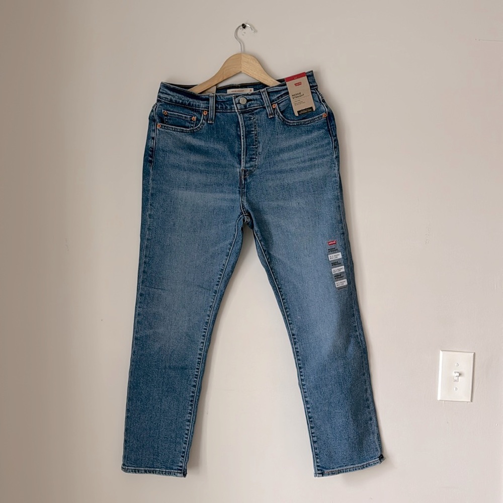 Levi Wedge Straight Blue Jeans